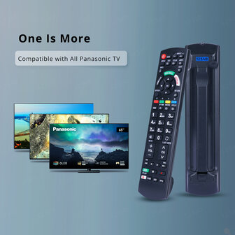Universele afstandsbediening RQ-P1A geschikt voor PANASONIC TV